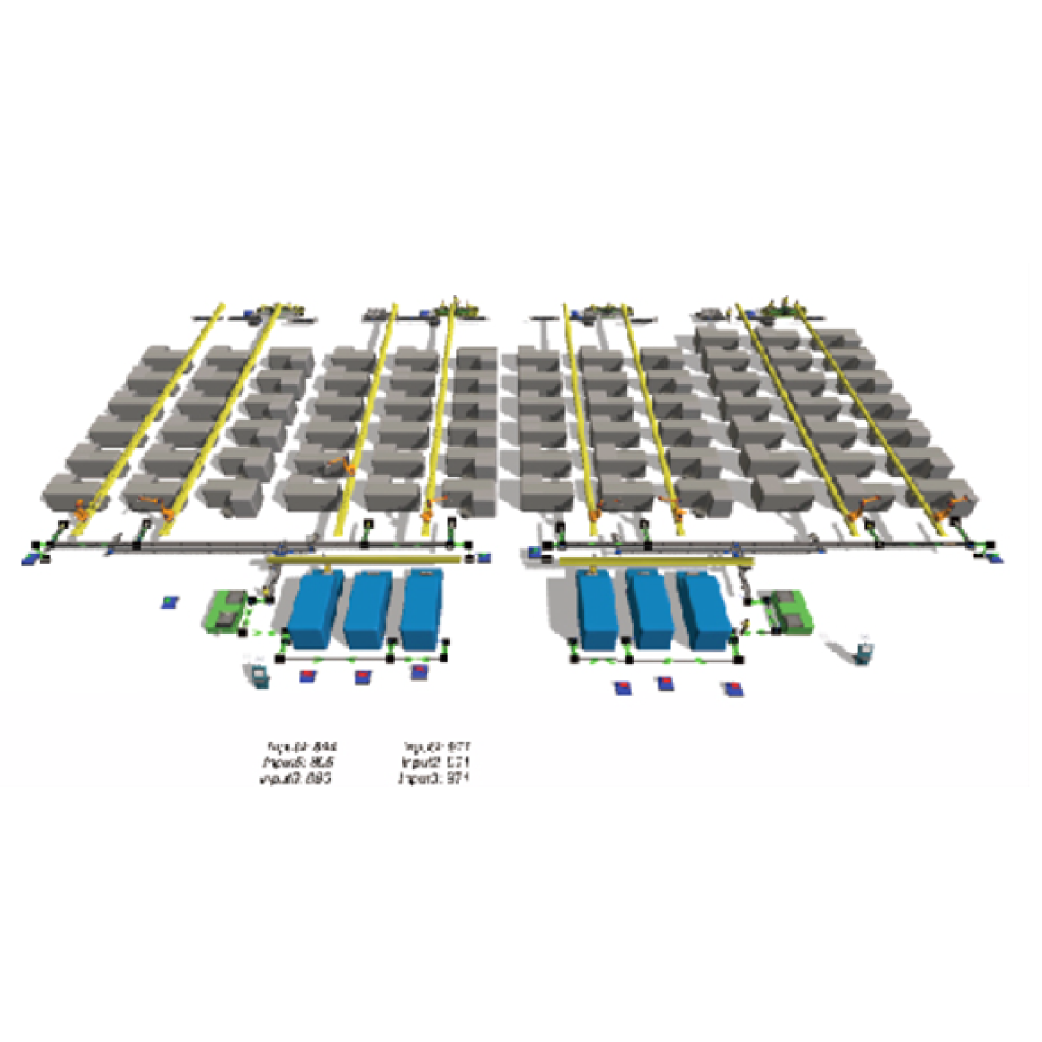 Single crystal silicon slicing intelligent production line